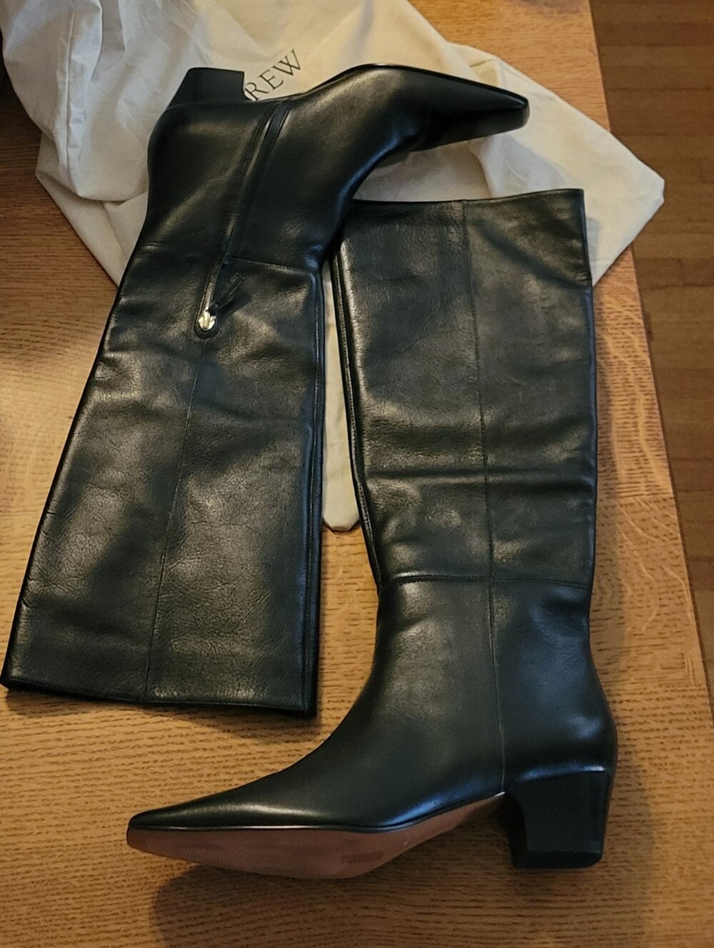 Madewell Lexie Tall Leather Boot - black - Picture 7 of 10